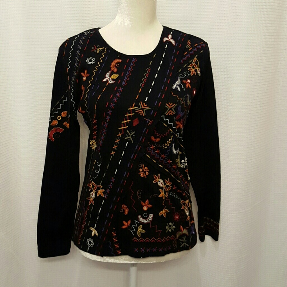 Chicos Cotton Pullover Top